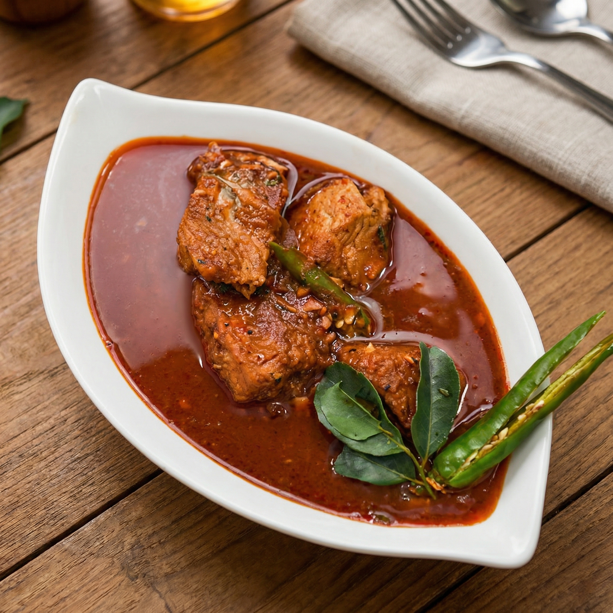 Meen Curry Fish Curry at Chilli Flakes in London, Ontario